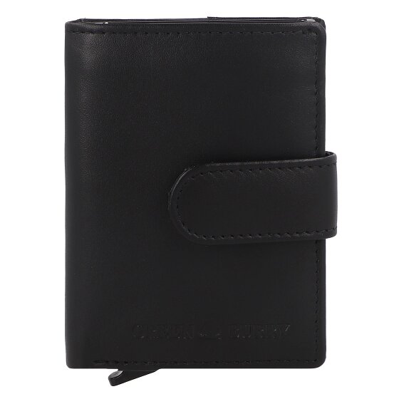 Greenburry Nappa Credit card case RFID protection Leather 8 cm