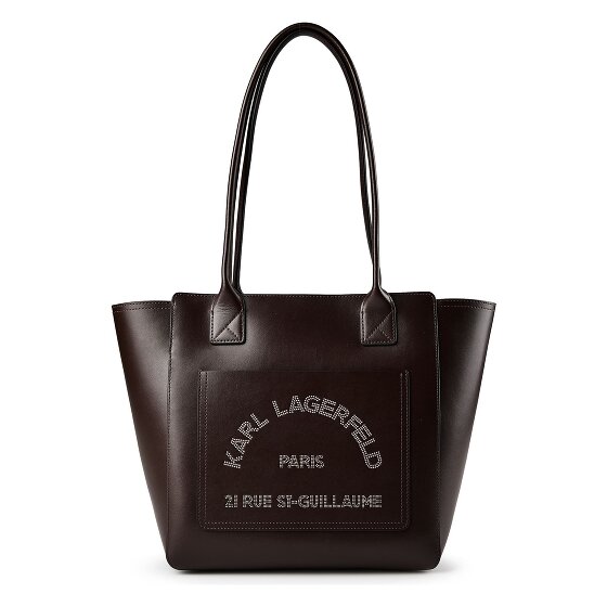 Karl Lagerfeld Daily Shoulder Bag Genuine Leather 36 cm