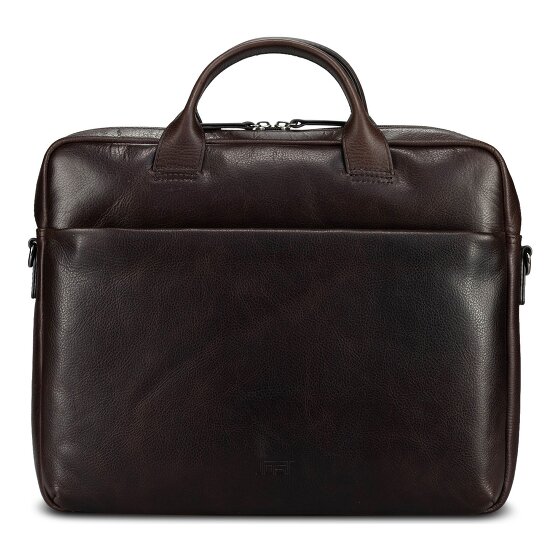 Jost London Briefcase Genuine Leather 38 cm Laptop compartment