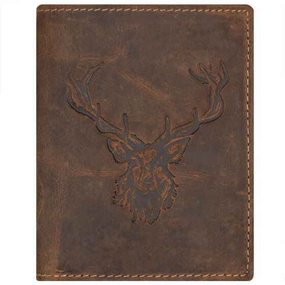 Greenburry Vintage wallet deer leather 9.5 cm