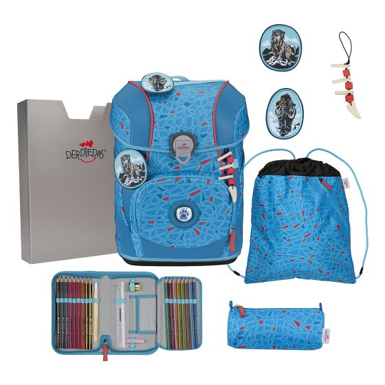 DerDieDas ErgoFlex Tiny School bag set 8-piece