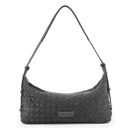 LES VISIONNAIRES Marie Shoulder Bag Genuine Leather 38 cm