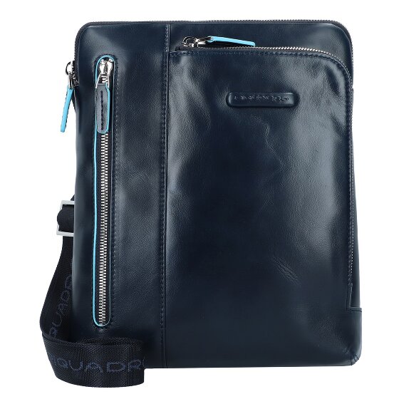 Piquadro Blue Square shoulder bag leather 21 cm