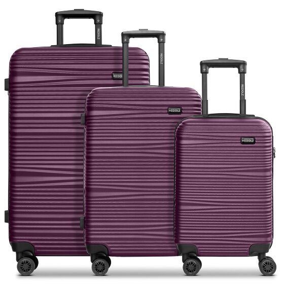 Redolz Essentials 16 3-SET 4 wheels Suitcase set 3-piece