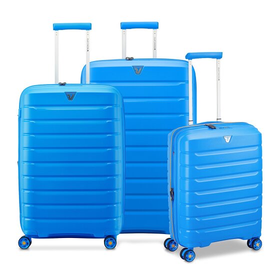 Roncato B-Flying Move 4 wheels Suitcase set 3-piece with expansion pleat