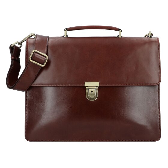 Leonhard Heyden Cambridge briefcase leather 40 cm laptop compartment