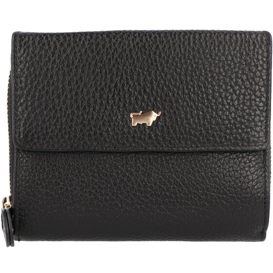 Braun Büffel Asti Wallet RFID protection Genuine Leather 12 cm