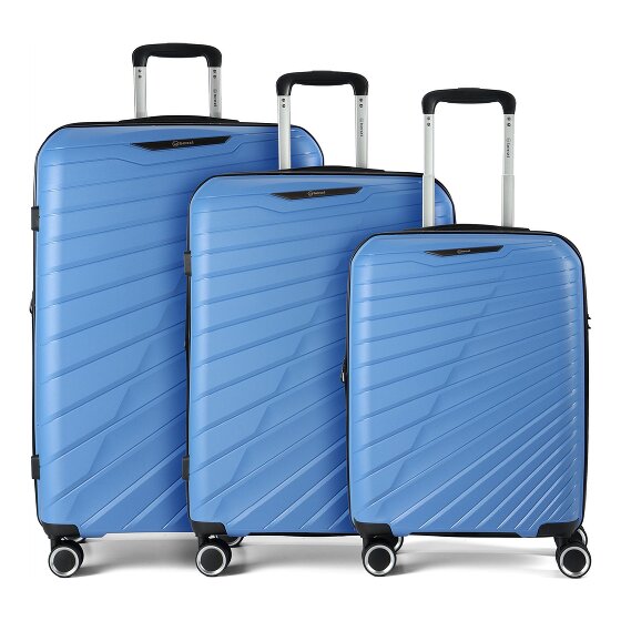 Benzi 5808 4 wheels Suitcase set 3-piece with expansion pleat