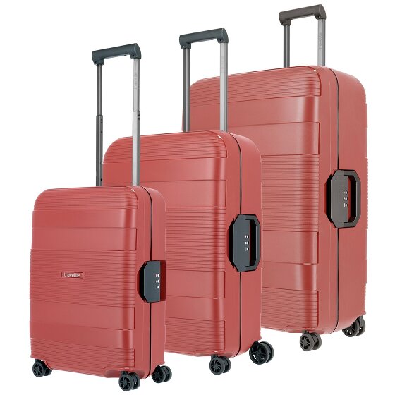 Travelite Korfu 4 wheels Suitcase set 3-piece