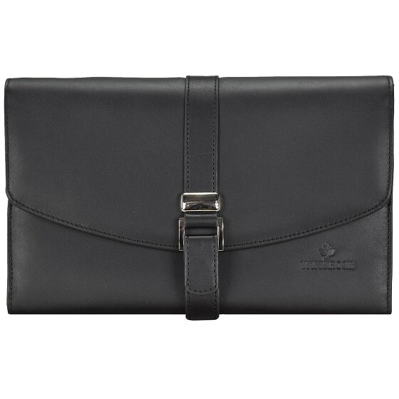 Windrose Nappa jewelry roll 23 cm leather