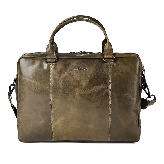 Greenburry Newport Briefcase Leather 43 cm Laptop compartment