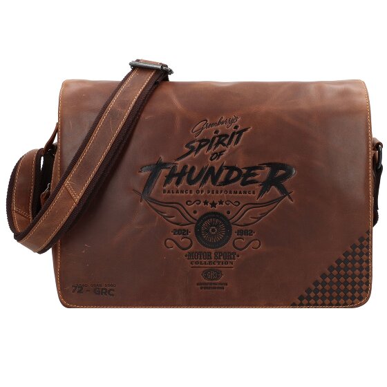 Greenburry Racing Collection Atlanta Briefcases Messenger Leather 36 cm