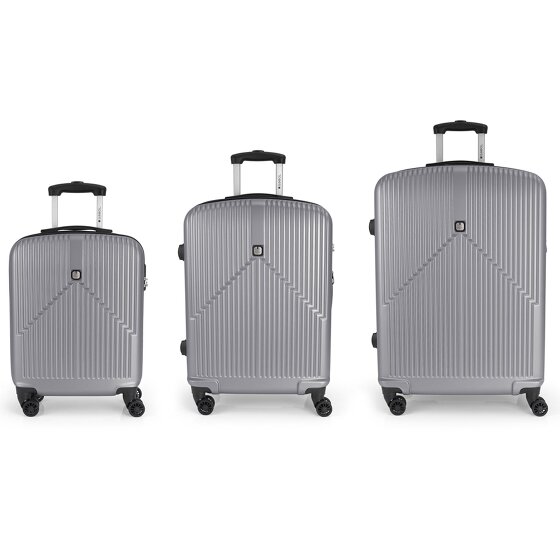 Gabol Alabama 4 roll suitcase set 3pcs. Gabol Alabama 4 roll suitcase set 3pcs.
