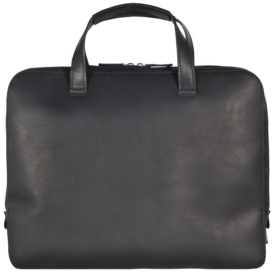 Jost Futura briefcase leather 38 cm laptop compartment