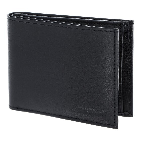 oxmox Leather Wallet RFID protection Genuine Leather 11 cm