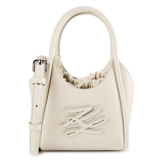 Karl Lagerfeld Autograph Handbag Genuine Leather 26 cm