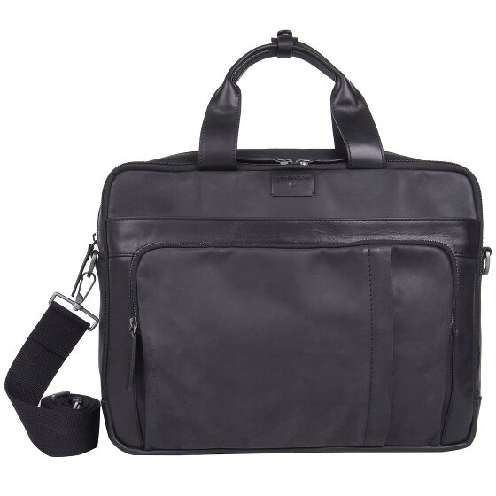 Strellson Brick Lane briefcase leather 39 cm laptop compartment