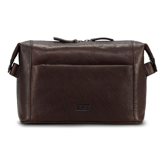 Jost Glasgow Toiletry bag Genuine Leather 24 cm