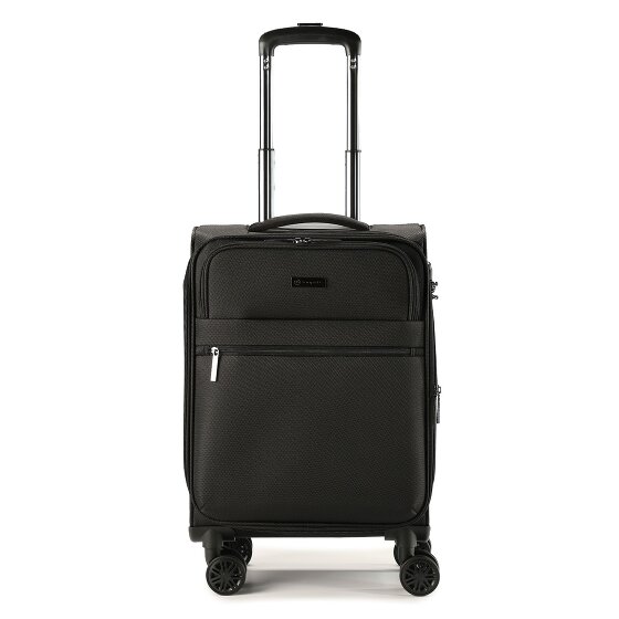 Bugatti Valencia Soft 4 wheels Cabin trolley S 55 cm with expansion pleat