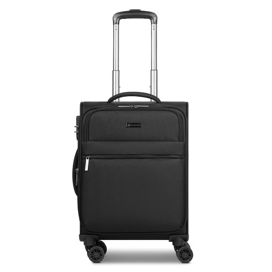 Bugatti Valencia Soft 4 wheels Cabin trolley S 55 cm with expansion pleat