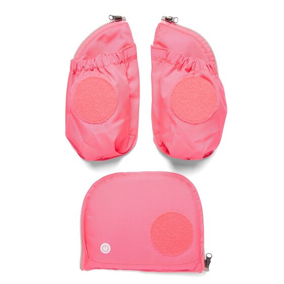 ergobag Accessories Fluo Led Side Pockets Safety Set 3pcs.