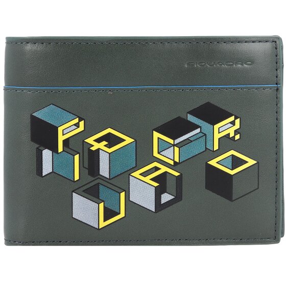 Piquadro Blue Square Revamp wallet RFID leather 13 cm