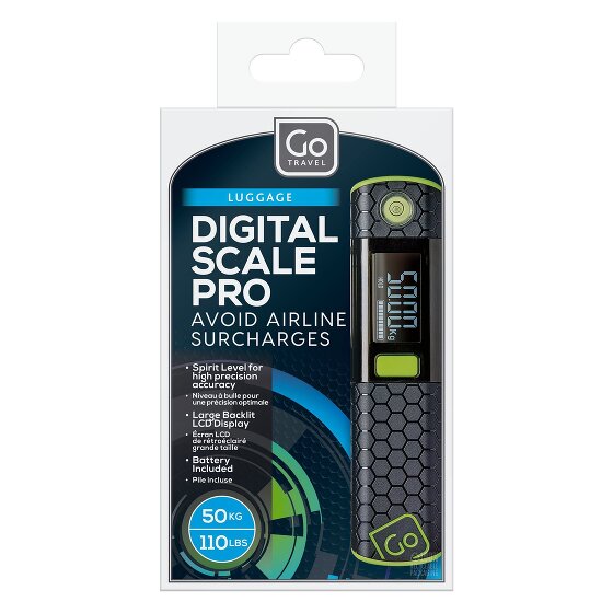 Go Travel Electrical + electronic equipment portable scales 12 cm with tape measure and spirit level