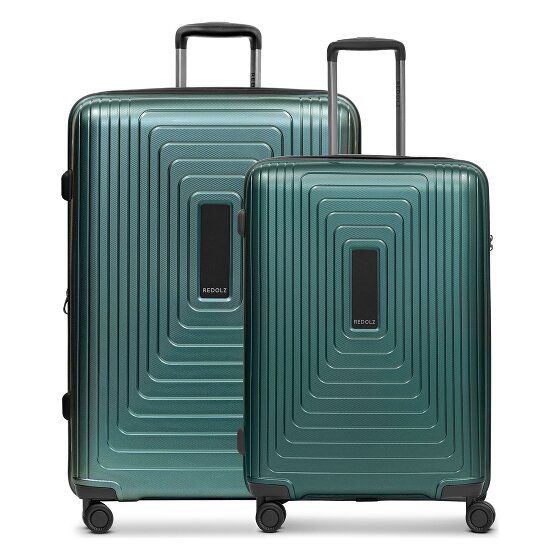 Redolz Essentials 14 4 wheels Suitcase set 2-piece with expansion pleat