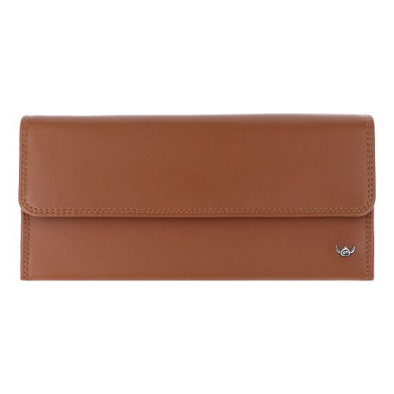 Golden Head Polo Identity card case RFID protection Genuine Leather 19.5 cm