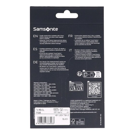 Samsonite Ta Revolution TSA lock