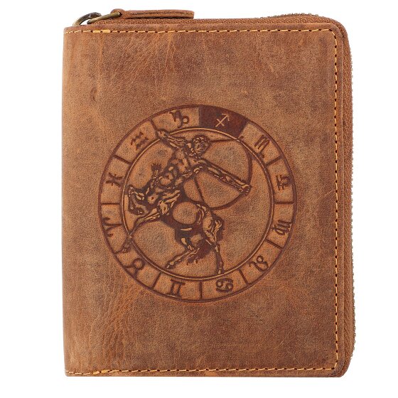 Greenburry Vintage zodiac wallet leather 10 cm