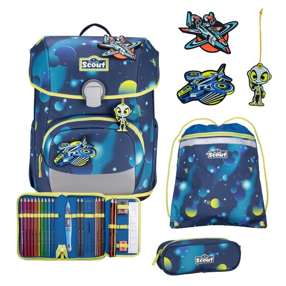 Scout Neo LED School bag set 8-piece