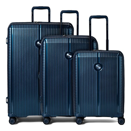 Polestream Paris 4 wheels Suitcase set 3-piece with expansion pleat