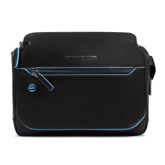 Piquadro Blue Square Shoulder bag Leather 27 cm