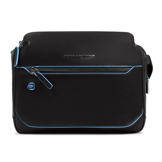 Piquadro Blue Square Shoulder bag Leather 27 cm