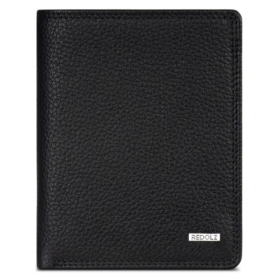Redolz Leather Essentials HF RFID Leather Wallet, 9.5 cm, Fold-Out