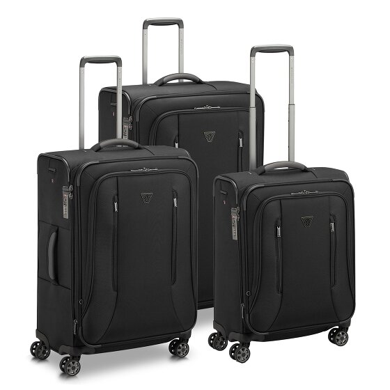 Roncato City 3.0 4 wheels Suitcase set 3-piece with expansion pleat