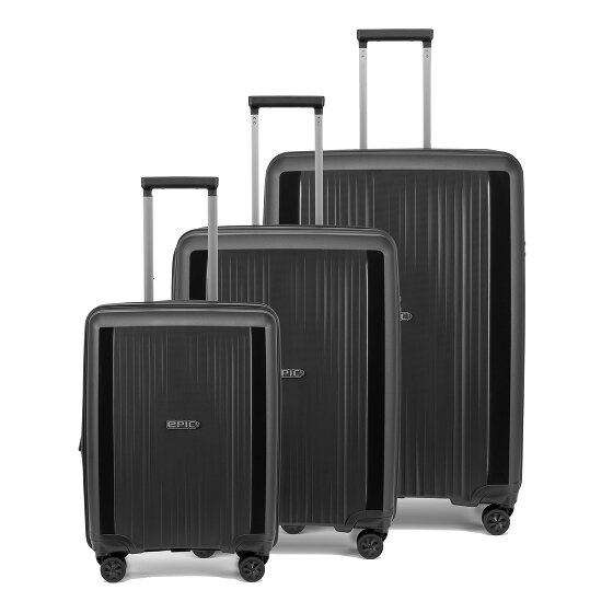 Epic Halo 4 wheels Suitcase set 3-piece with expansion pleat