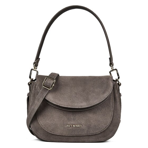 Hey Marly Big Sister Suede Shoulder Bag S Genuine Leather 25 cm
