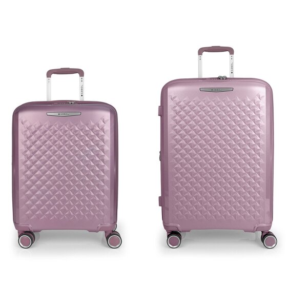 Gabol Queens 4 wheels Suitcase set 2-piece with expansion pleat