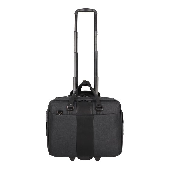 Dermata 2 wheels Business trolley 46 cm Laptop compartment