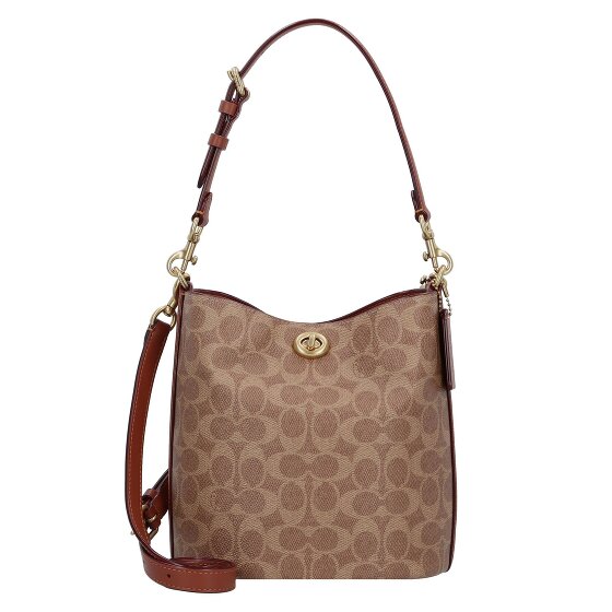 Coach Willow Shoulder Bag Leather 21 cm