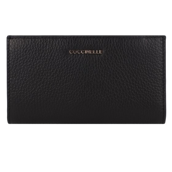 Coccinelle Metallic Wallet RFID protection Leather 16 cm