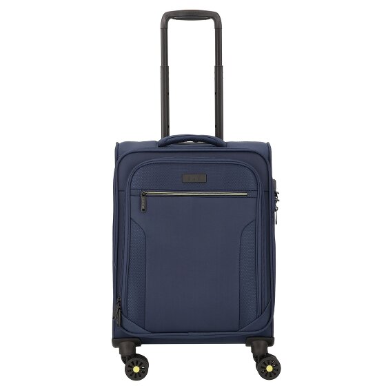 d&n Travel Line 9704 4 wheels Cabin suitcase S 55 cm Expandable