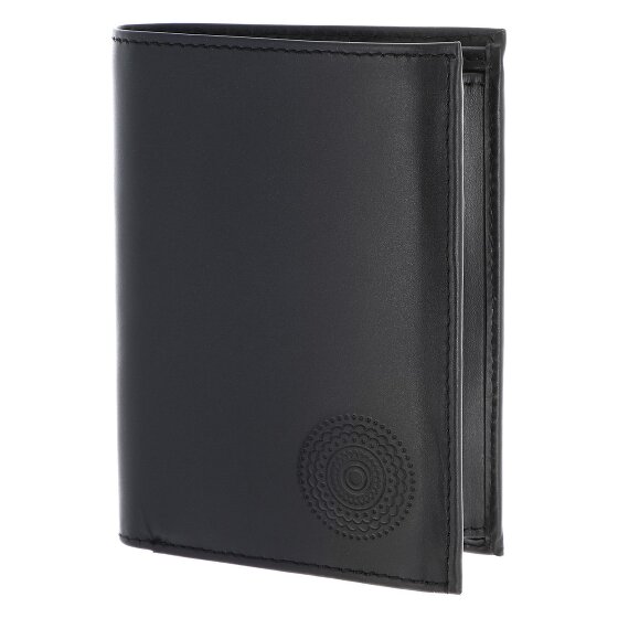 oxmox Leather Wallet RFID protection Genuine Leather 13 cm
