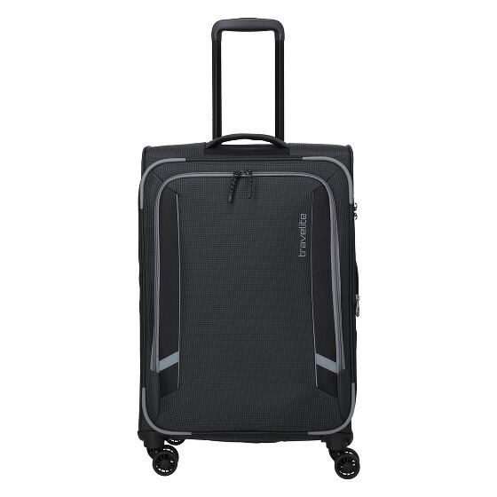 Travelite Corsiica 4 wheels Trolley M 67 cm with expansion pleat