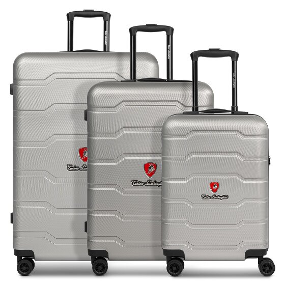 Tonino Lamborghini Bologna 4 wheels Suitcase set 3-piece