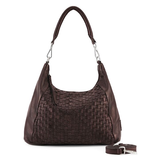 FredsBruder Calm Weave Shoulder Bag Genuine Leather 38 cm