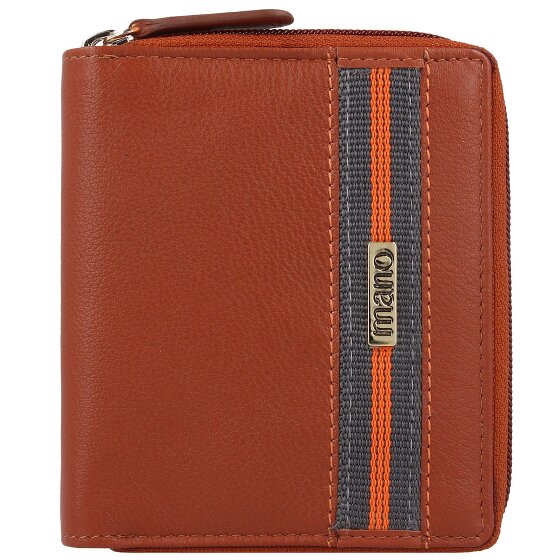 mano Don Leonardo wallet RFID leather 10 cm