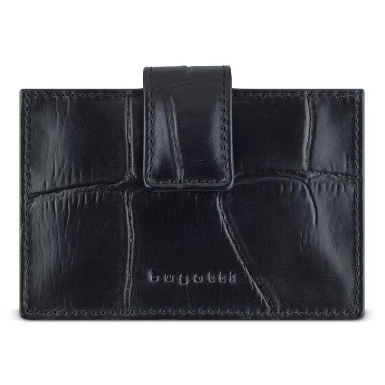 Bugatti Nevio Credit card case RFID protection Genuine Leather 11 cm